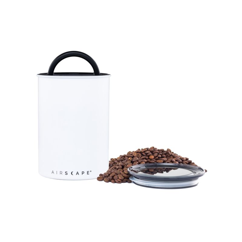 Airscape 64-oz. Matte White Coffee Canister - image 1 of 3