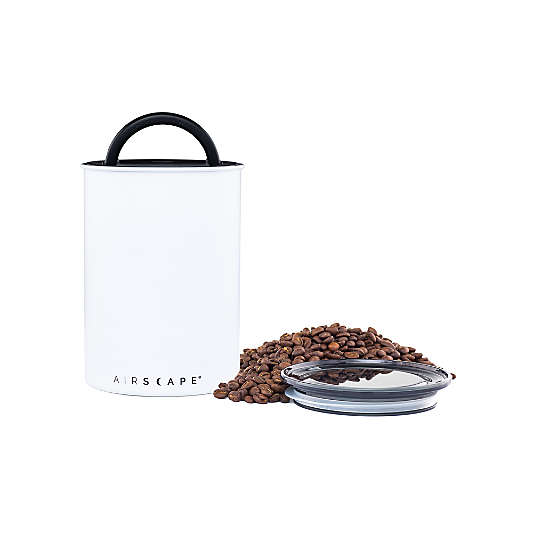 Airscape 64-oz. Matte White Coffee Canister