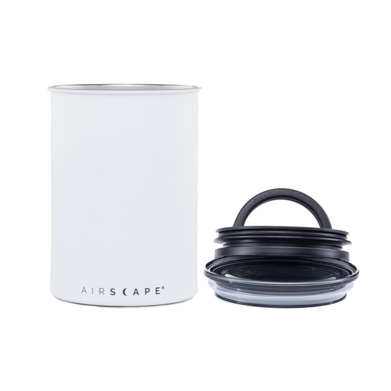 Airscape 64-oz. Matte White Coffee Canister - image 2 of 3