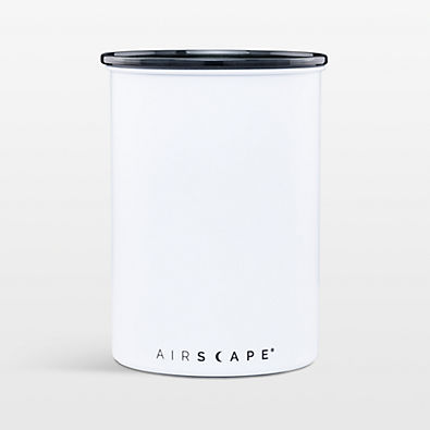 View Airscape 64-oz. Matte White Coffee Canister details