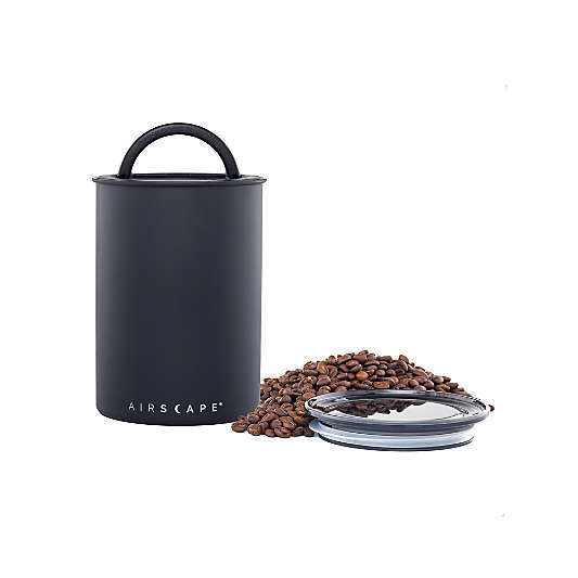 Airscape Matte Black Coffee Canister