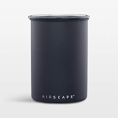 Airscape Matte Black Coffee Canister