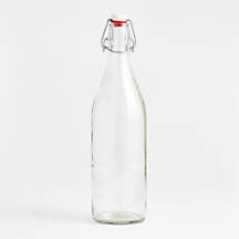 Airtight Glass Swing Top Bottle + Reviews | Crate & Barrel