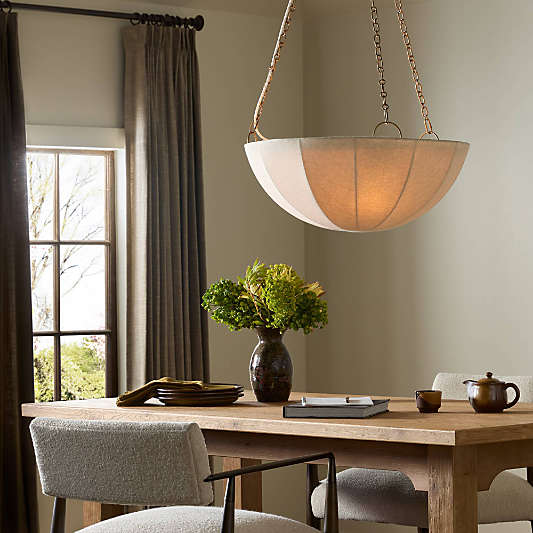 Lucara Fabric Pendant Light