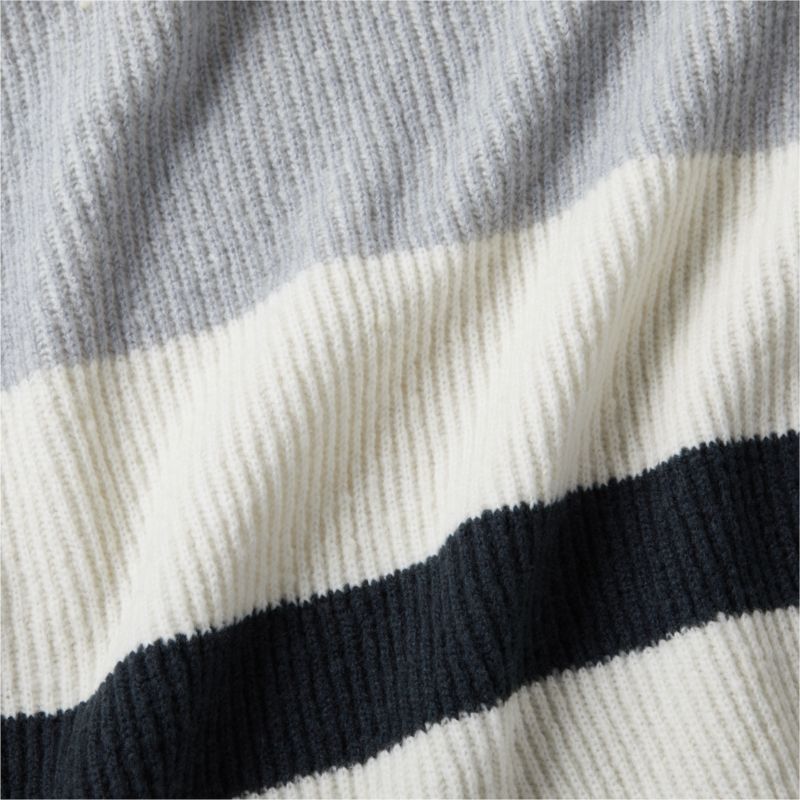 Albers Ribbed Knit 70"x55" Mist Blue Throw Blanket - image 2 of 7