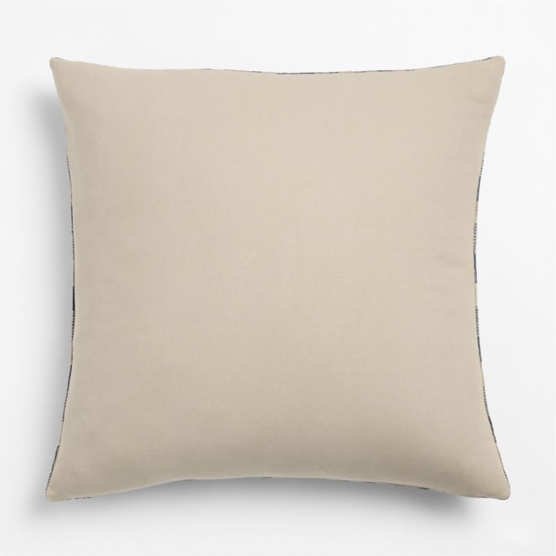 Aldsworth Cotton Silk Blend 23"x23" Deep Indigo Throw Pillow Cover with Down-Alternative Insert - image 2 of 6