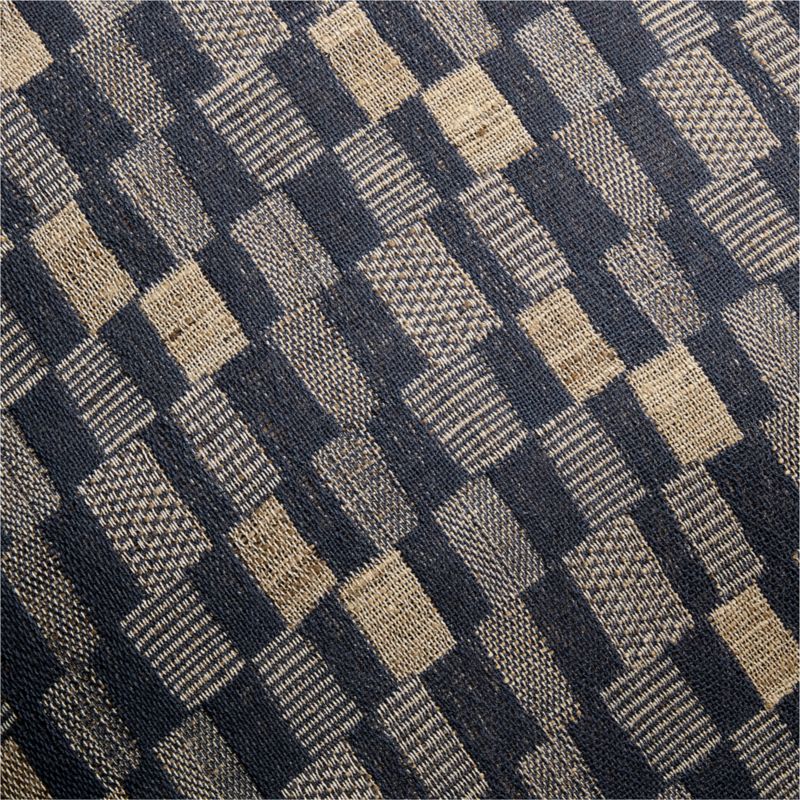 Aldsworth Cotton Silk Blend 23"x23" Deep Indigo Throw Pillow Cover with Down-Alternative Insert - image 3 of 6