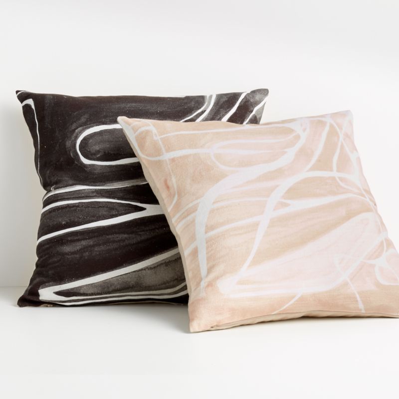 Alentsie 20" Cotton Pillows Crate and Barrel Canada