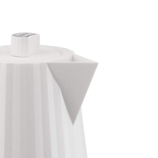 Alessi Plissé - Electric Kettle White