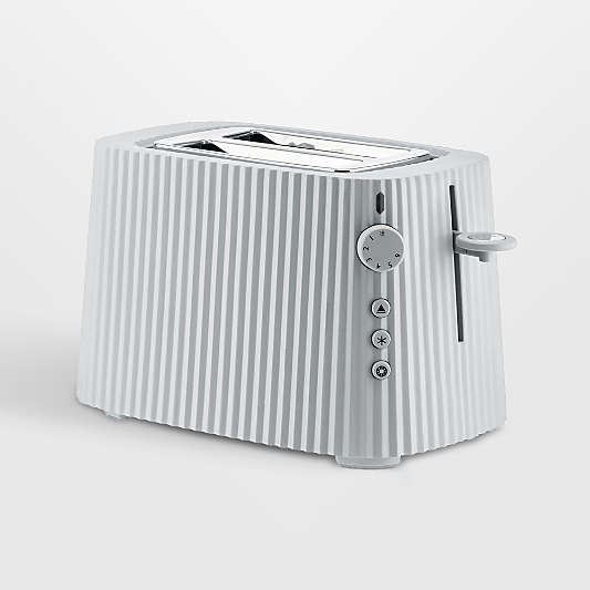 Alessi Plisse White 2-Slice Toaster