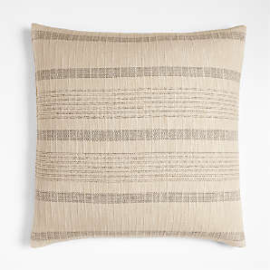 pinstripe throw pillows
