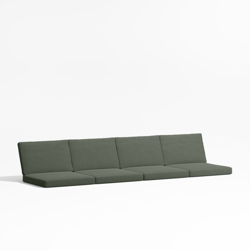 Alfresco Sage Green Sunbrella ® 2-Piece Outdoor Sofa Cushions - image 0 of 2