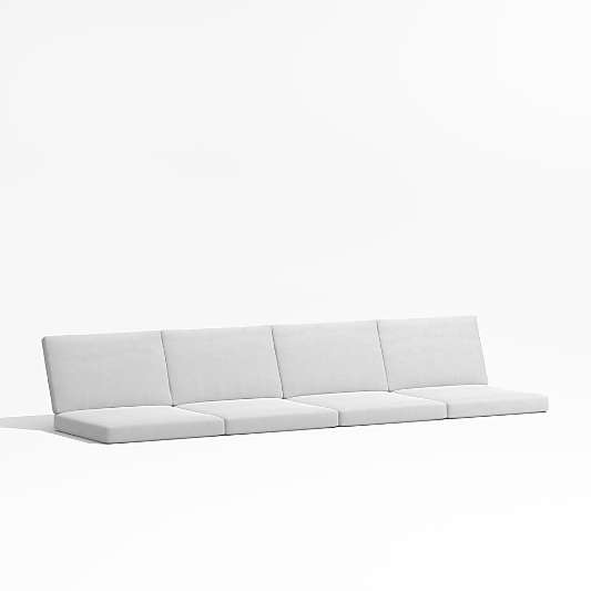 Alfresco White Sunbrella ® 2-Piece Outdoor Sofa Cushions