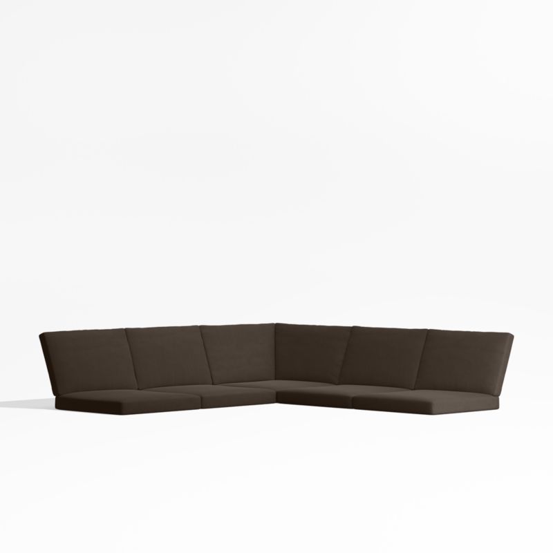 Alfresco Java Brown Sunbrella ® 3-Piece L-Shaped Outdoor Cushions - image 0 of 2