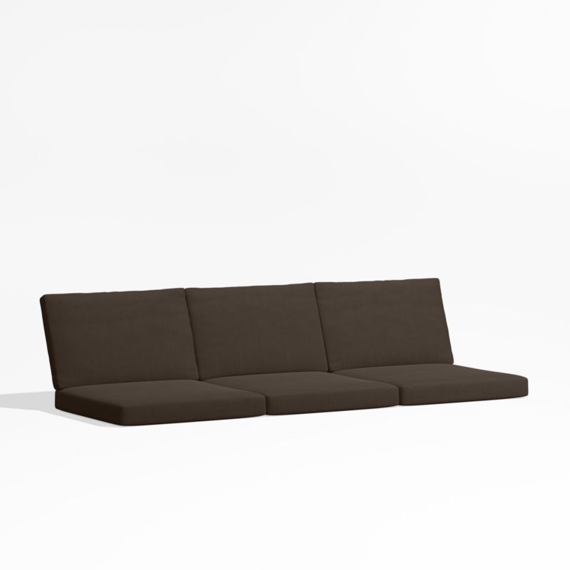 Viewing product image Alfresco Java Brown Sunbrella ® 3-Piece Outdoor Sectional Sofa Cushions - image 1 of 1