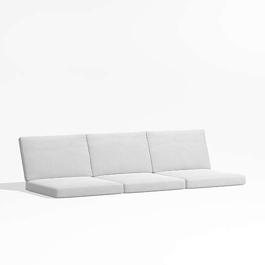 Alfresco White Sunbrella ® 3-Piece Outdoor Sectional Sofa Cushions