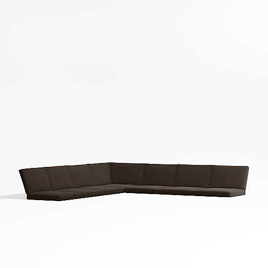 Alfresco Java Brown Sunbrella ® 5-Piece L-Shaped Outdoor Cushions