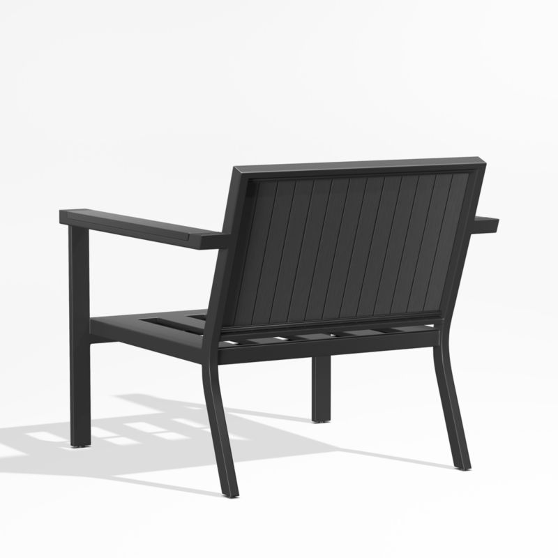 Alfresco Black Metal Petite Outdoor Lounge Chair Frame