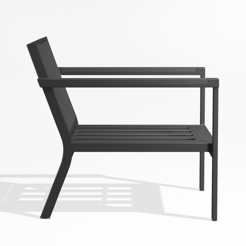 Alfresco Black Metal Petite Outdoor Lounge Chair Frame