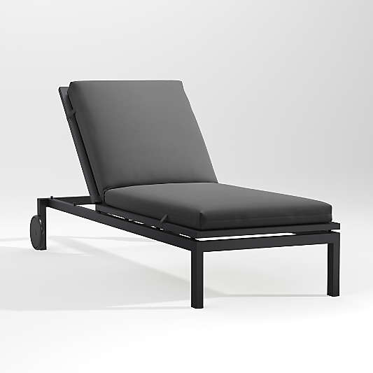 Black Outdoor Chaise Lounges for the Patio Crate & Barrel Canada