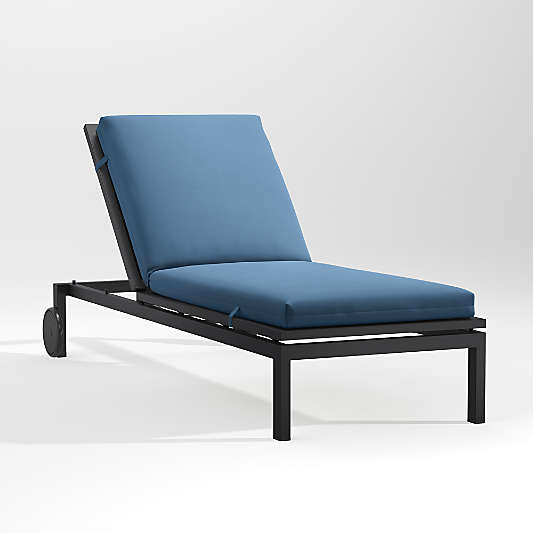 Black Outdoor Chaise Lounges for the Patio Crate & Barrel