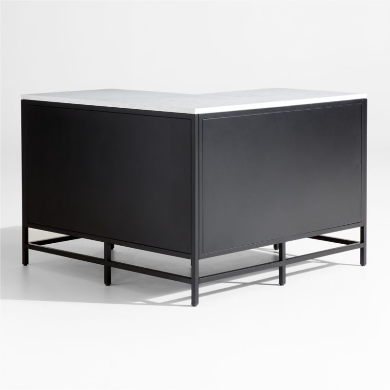 Alfresco Black Corner Outdoor Kitchen Cabinet Set - image 10 of 11