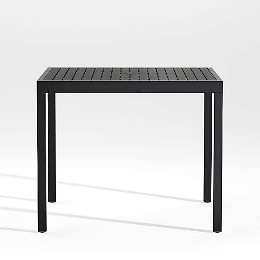 Alfresco 35" Black Outdoor Cafe Table