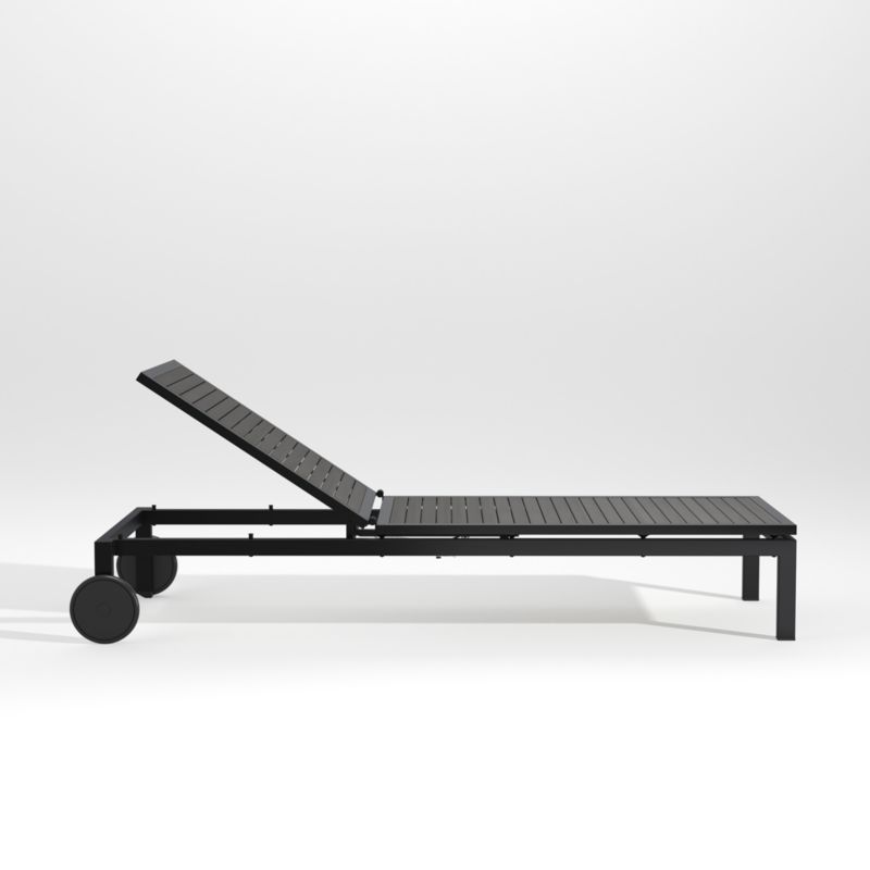 Alfresco Black Outdoor Chaise Lounge - image 3 of 6