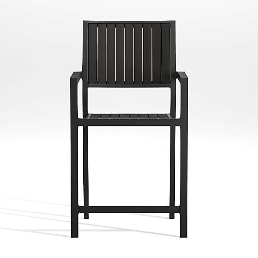 Alfresco 24" Black Outdoor Counter Stool