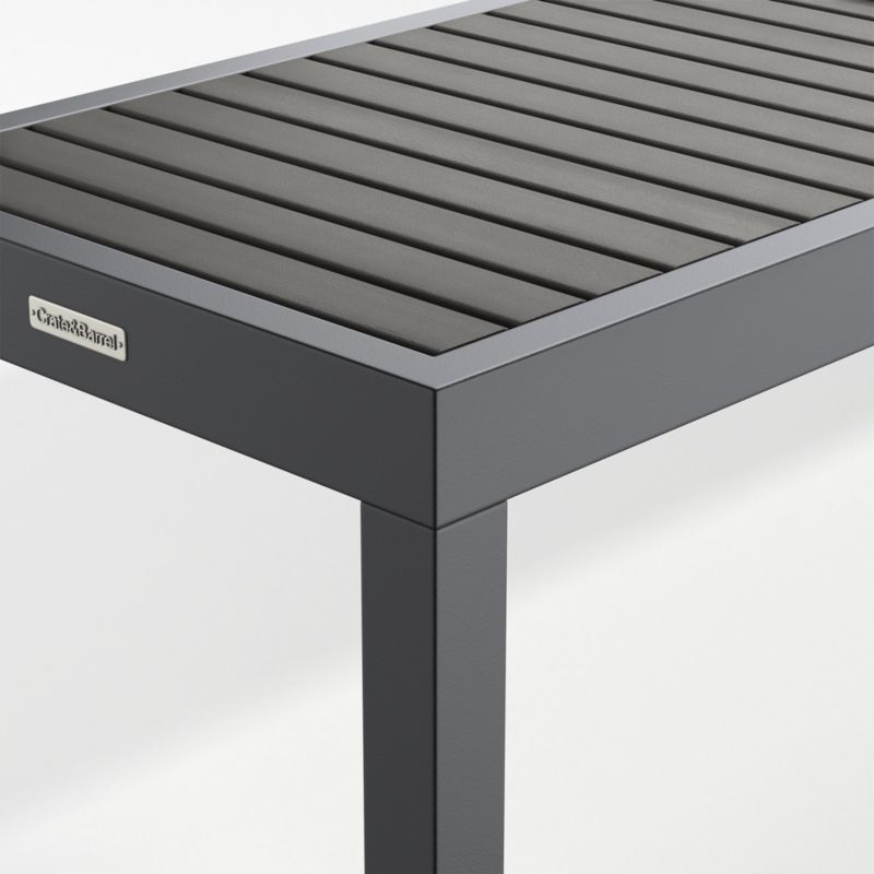 Alfresco Black Outdoor Dining Bench - image 4 of 5