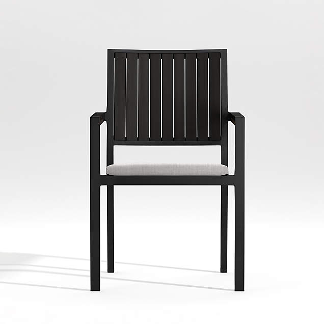 Oakmont Outdoor Dining Arm Chair + Reviews Crate & Barrel