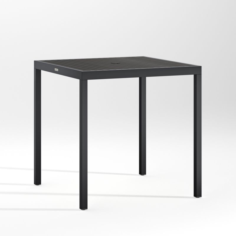 Alfresco 35" Black Outdoor High Dining Table