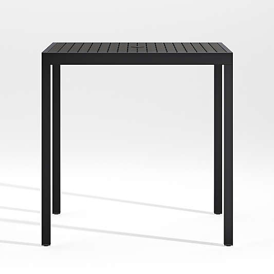 Alfresco 35" Black Outdoor High Dining Table