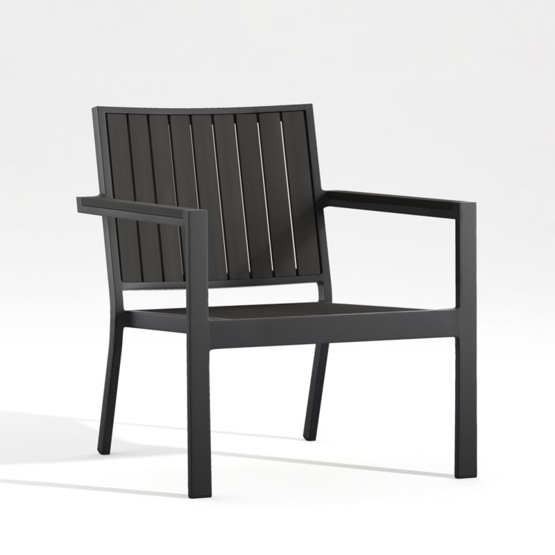Alfresco Black Outdoor Lounge Chair