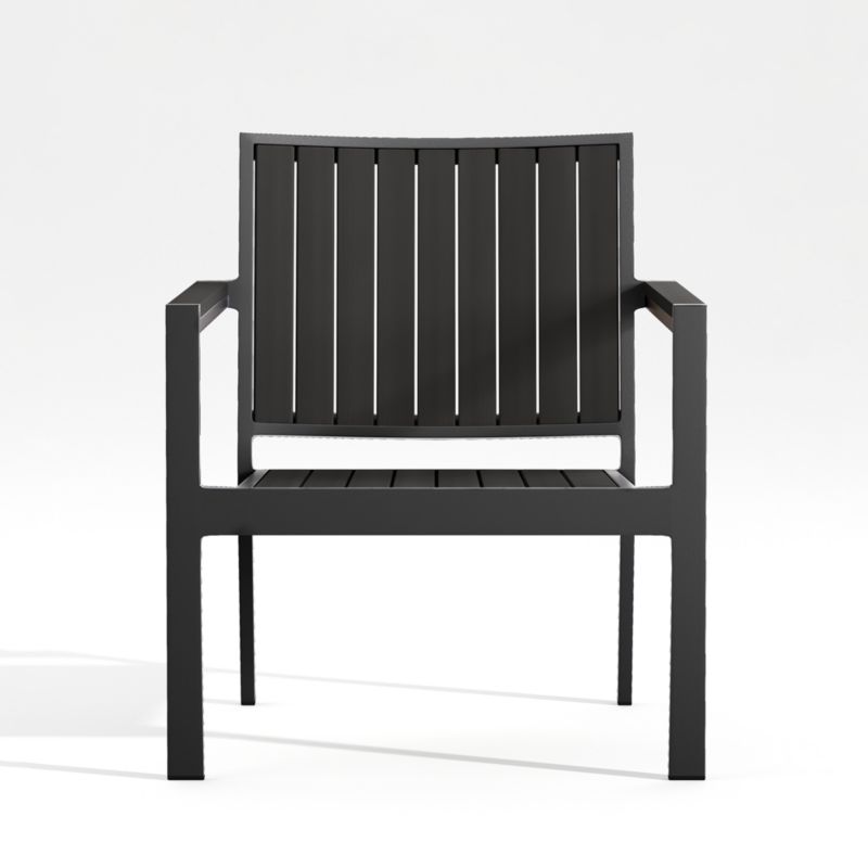 Black stackable outdoor discount chairs