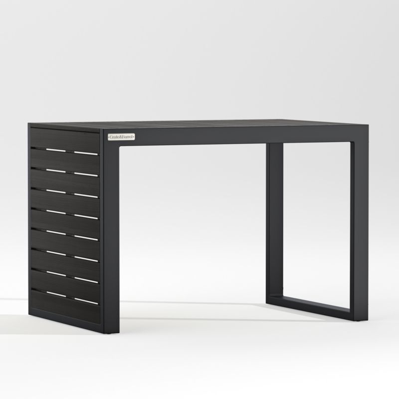 Viewing product image Alfresco Black Outdoor Side Table - image 1 of 4