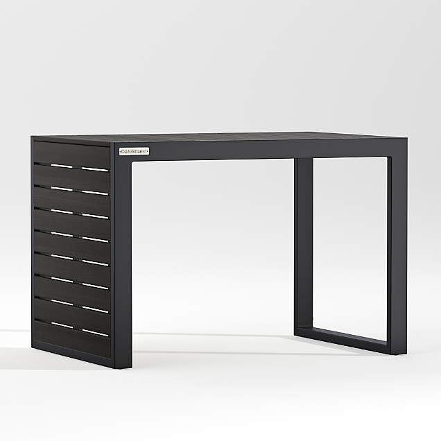 Alfresco Black Outdoor Storage Box + Reviews | Crate & Barrel
