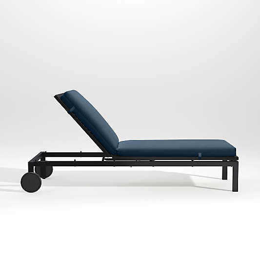 Alfresco Replacement Cast Harbor Blue Sunbrella ® Outdoor Chaise Lounge Cushion