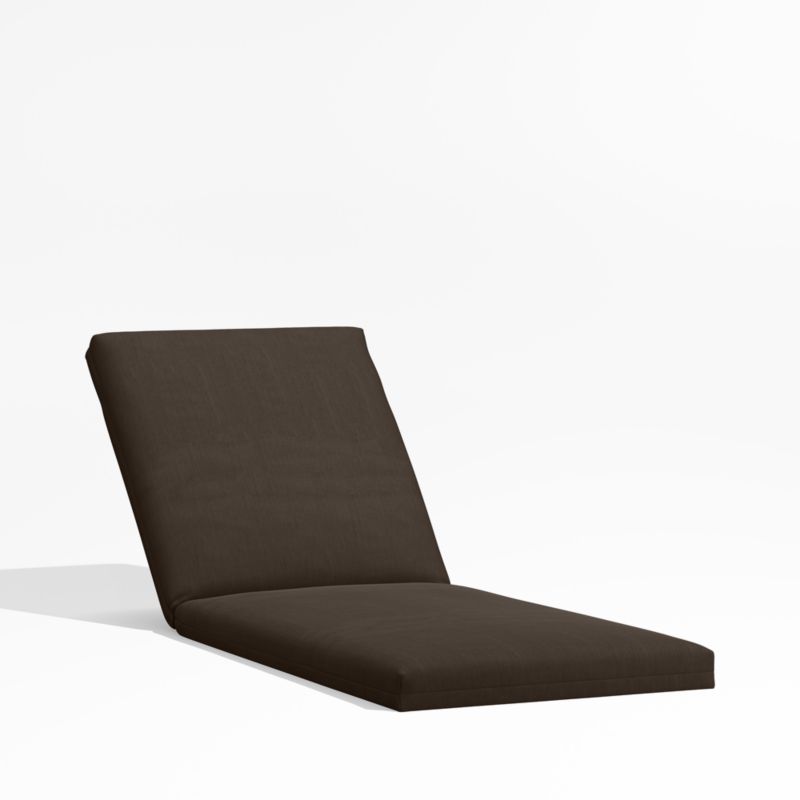 Viewing product image Alfresco Java Brown Sunbrella ® Outdoor Chaise Lounge Cushion - image 1 of 2