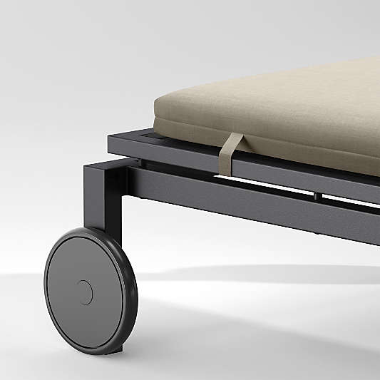 Alfresco Replacement Flax Beige Sunbrella ® Outdoor Chaise Lounge Cushion