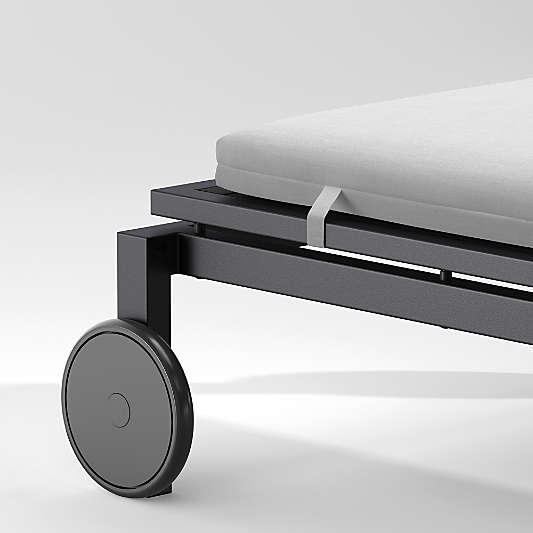 Alfresco Replacement White Sunbrella ® Outdoor Chaise Lounge Cushion