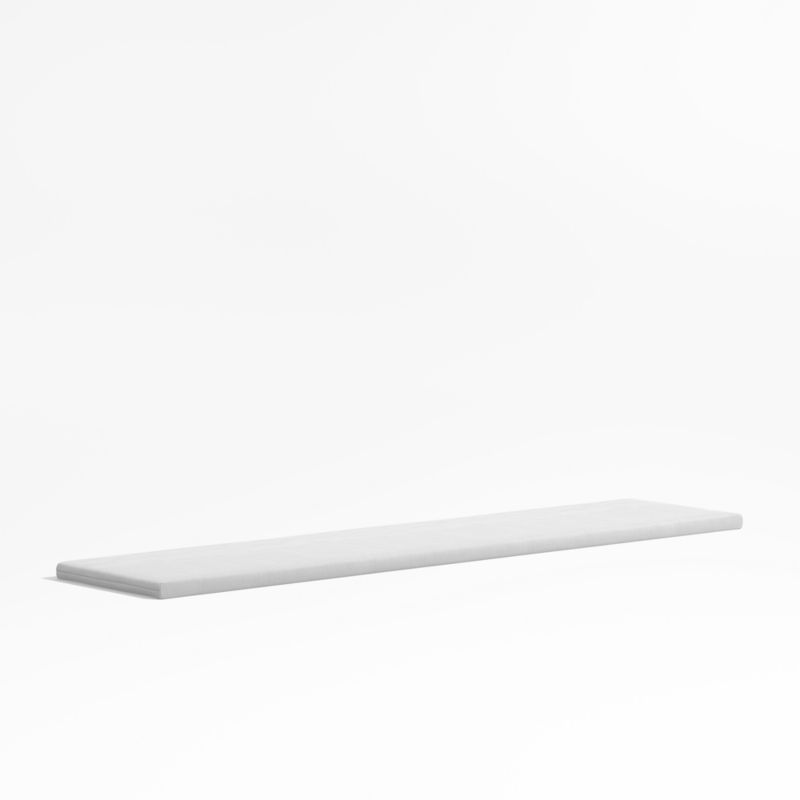 Viewing product image Alfresco White Sunbrella ® Outdoor Dining Bench Cushion - image 1 of 1