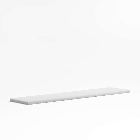 Alfresco White Sunbrella ® Outdoor Dining Bench Cushion