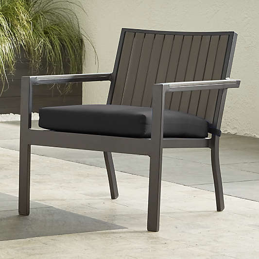 Alfresco Grey Lounge Chair with Sunbrella ® 3" Cushion