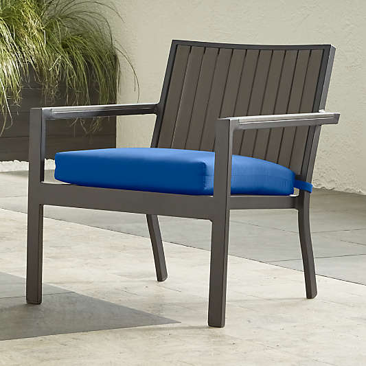 Alfresco Grey Lounge Chair with Sunbrella ® Cushion