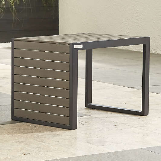 Alfresco Grey Side Table-Stool