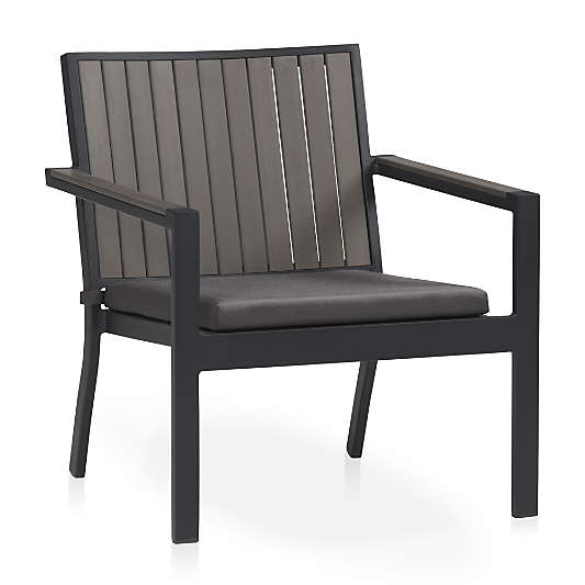 Alfresco Grey Lounge Chair with Sunbrella ® Cushion