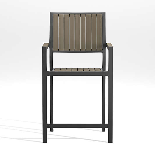 Wood Outdoor Bar & Counter Stools Crate & Barrel Canada