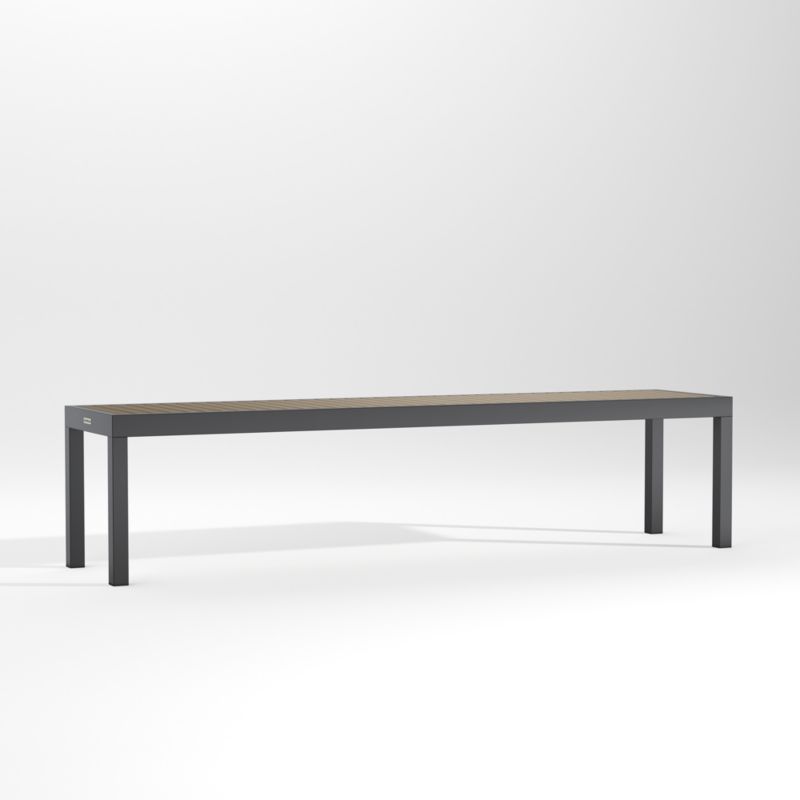 Alfresco Grey Outdoor Dining Bench - image 7 of 9