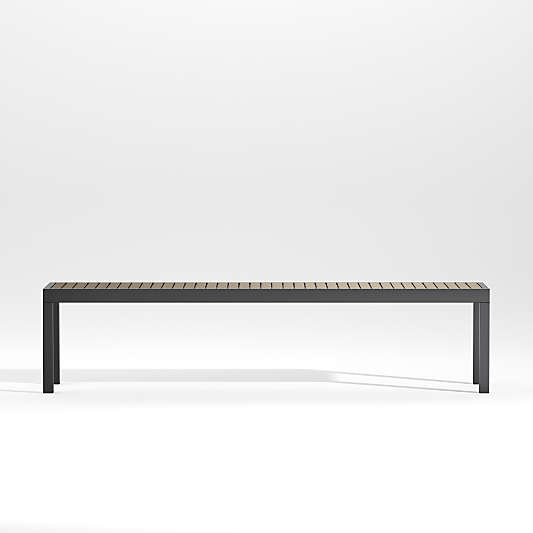 Alfresco Grey Outdoor Dining Bench